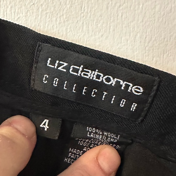 Liz Claiborne collections pencil skirt black size 4 - Picture 5 of 9